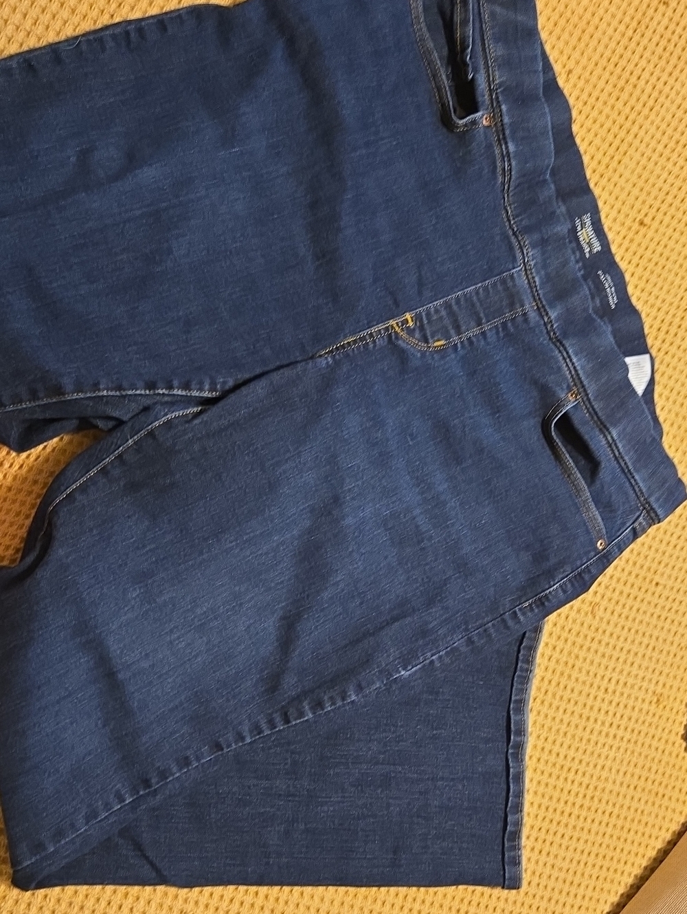 Womens Classic Dark Blue Bootcut Jeans